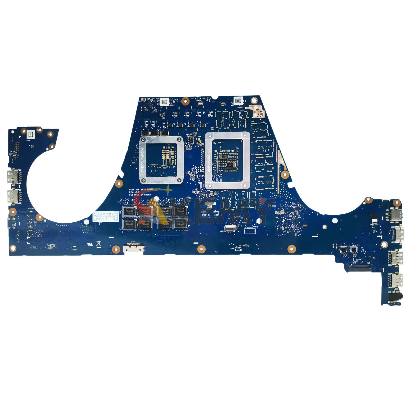 GX501VIK Laptop Motherboard For ASUS ROG Zephyrus GX501VSK GX501VIK GX501V Notebook Mainboard With  I5 I7 CPU 100% tests OK stk