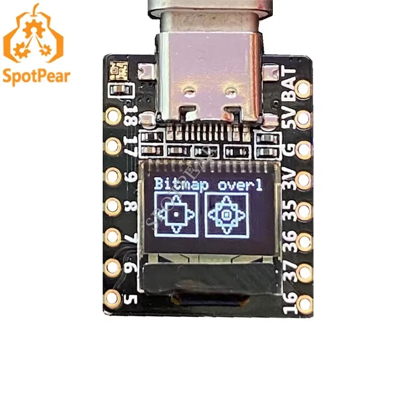 ESP32 S3 Development Board Compatible with Arduino Micropython 0.42 inch OLED Display Wi-Fi Bluetooth Low Power