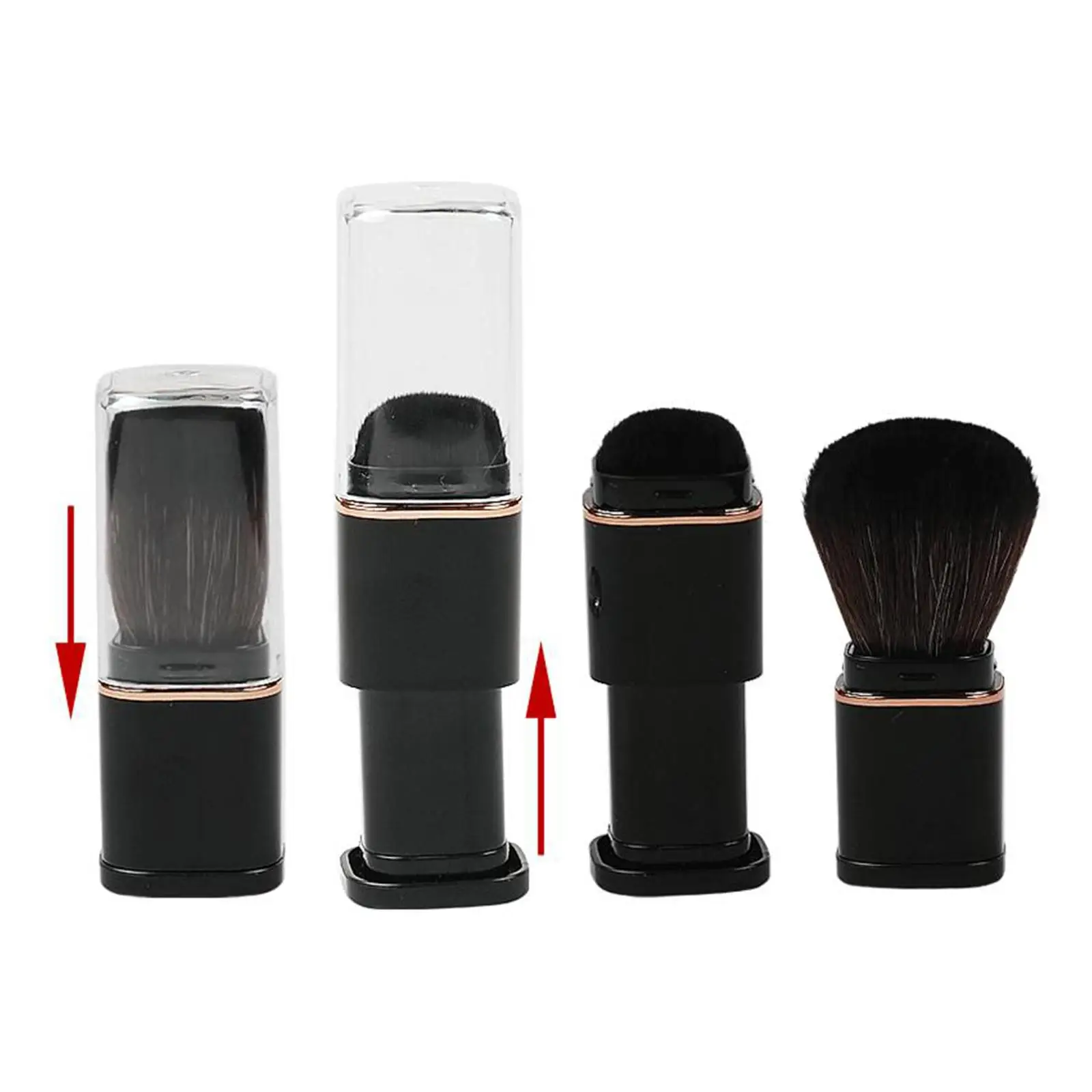 แปรงปัดบลัชออน บรอนเซอร์ แป้งฝุ่นแบบมืออาชีพ ดีไซน์ขนาดเล็กพกพาสะดวก สำหรับชุดแต่งหน้า กระเป๋าเครื่องสำอางสำหรับเดินทาง