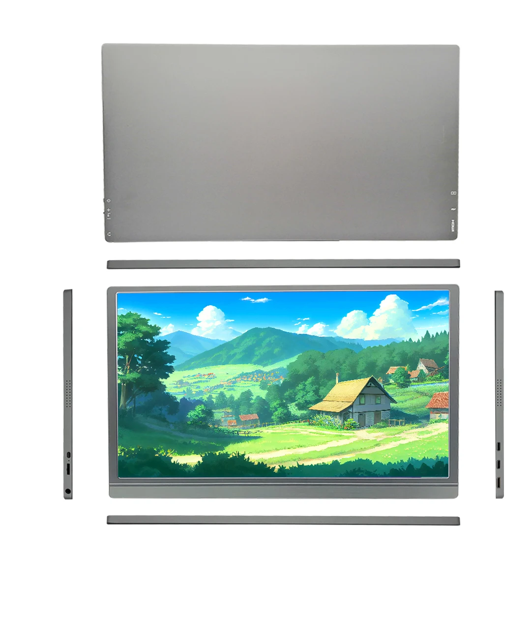 

Портативный монитор 15,6 дюймов 1080P FHD ноутбук монитор телефона компьютерный монитор IPS игровой внешний дисплей