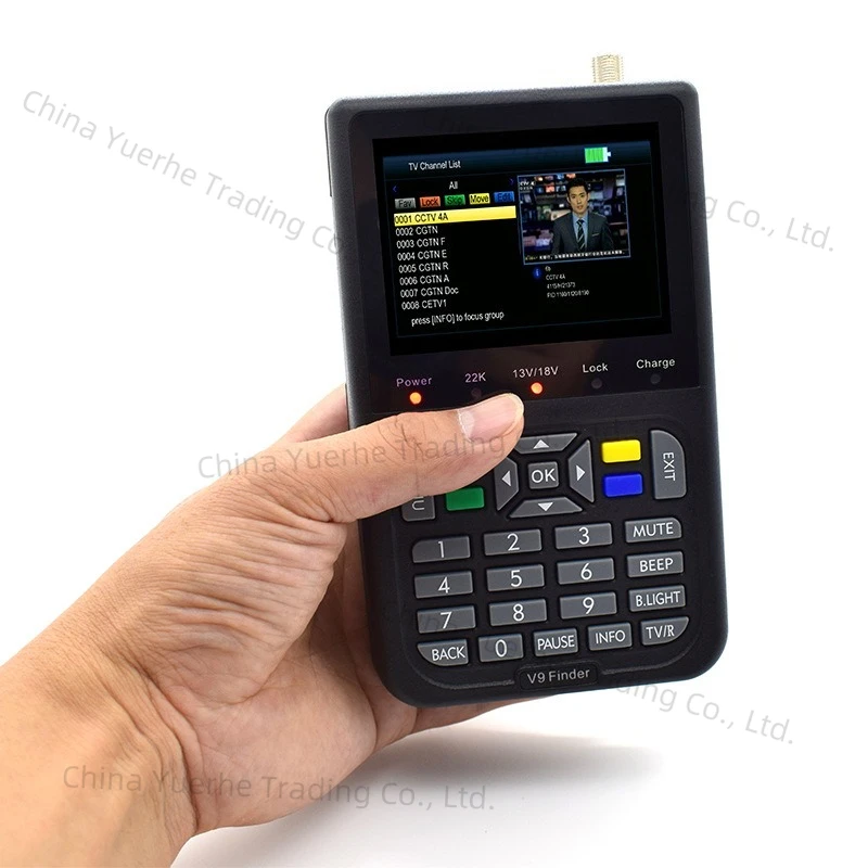 

DVB-S/S2 high definition star finder Support H.265