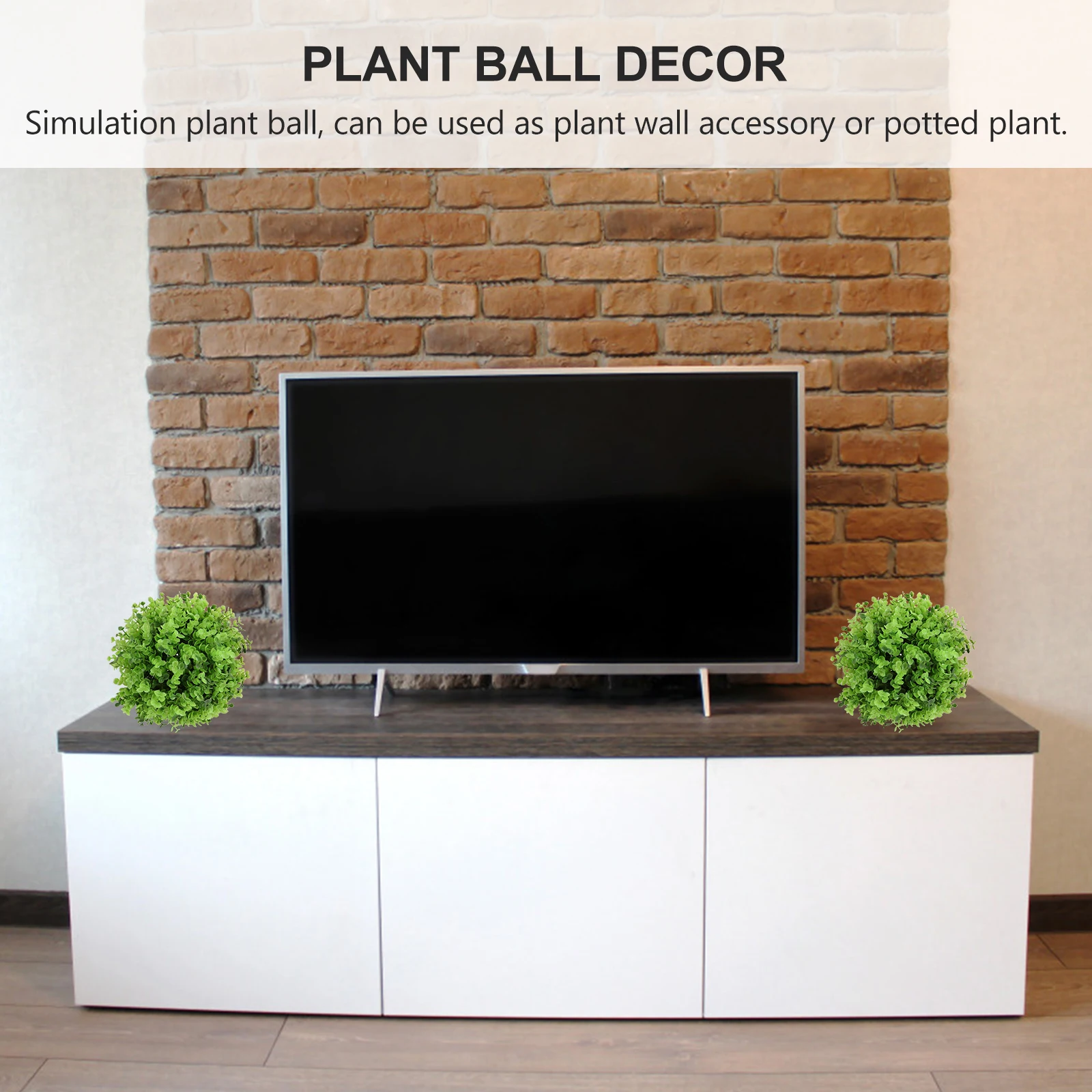 

2pcs Artificial Grass Ball Vibrant Colors Lifelike Plant nament Home Decor Simulation Plant Ball Decor Wedding