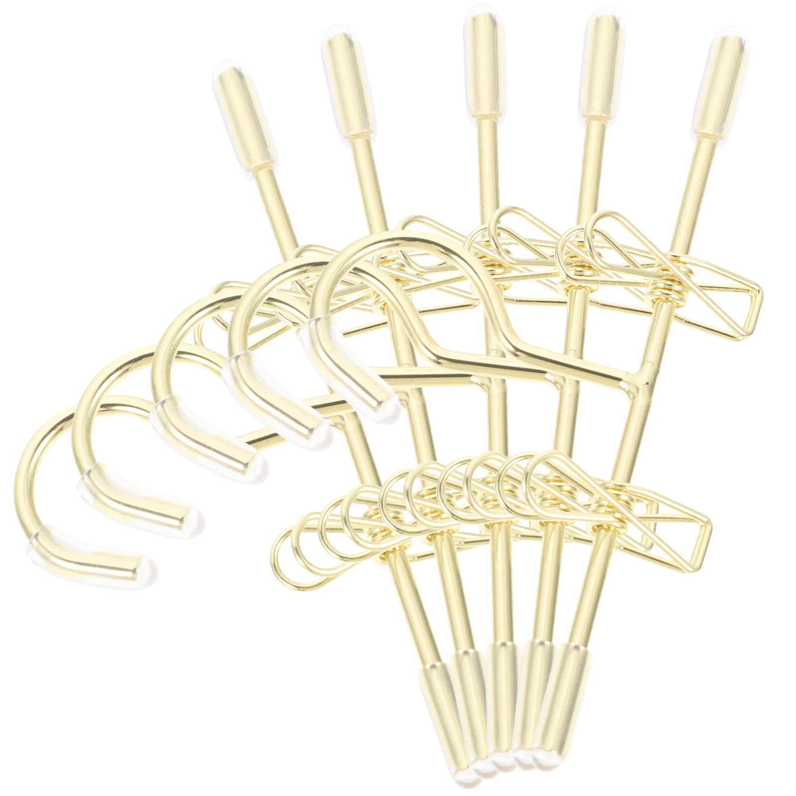 

Clothes Hangers Skirt Mini Clothing Rack Multipurpose for Golden Iron Baby