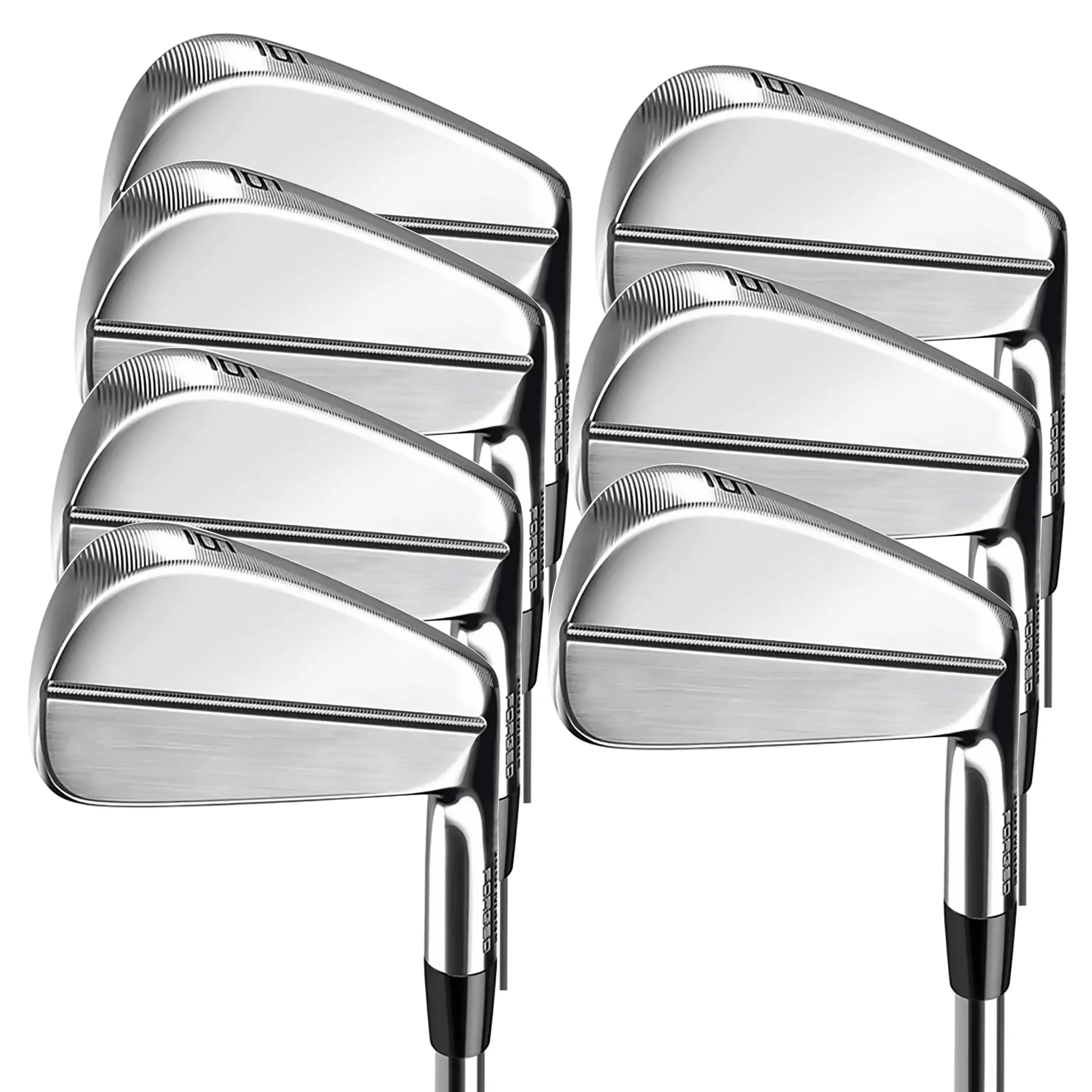 The Most Favorable Price, Forged Blade  Clubs Iron Sets with Design for Enhanced Performance Silver Black Golf Irons Set