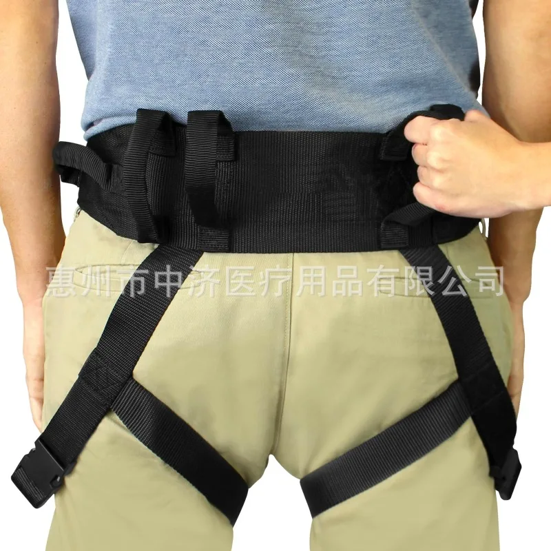 Elderly Safety Gait Assist Belt with Leg Loops Walking Support Device for Stroke Hemiplegia Patients Rehabilitation Care Aid