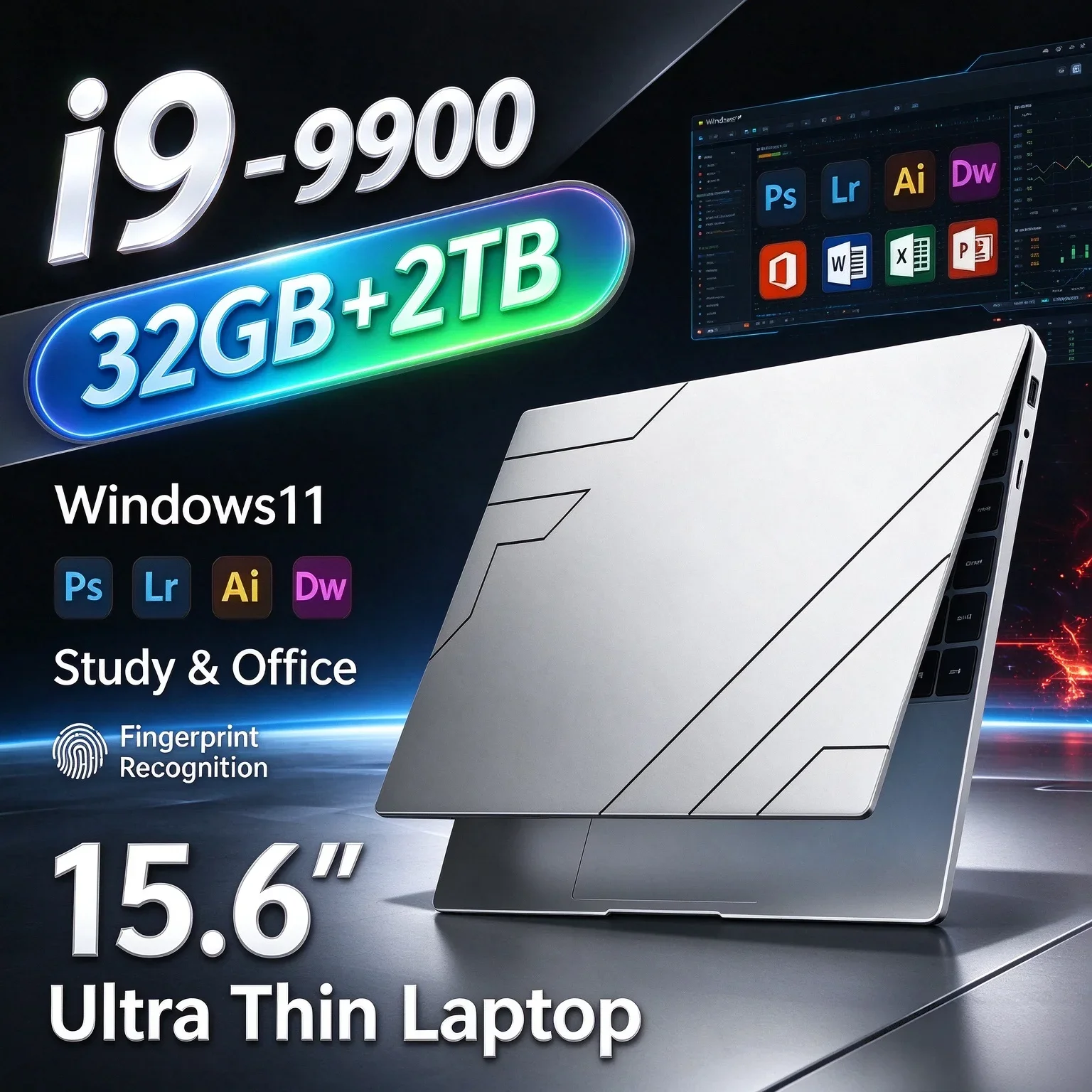 New Intel I9 9900 Notebook PC 15.6