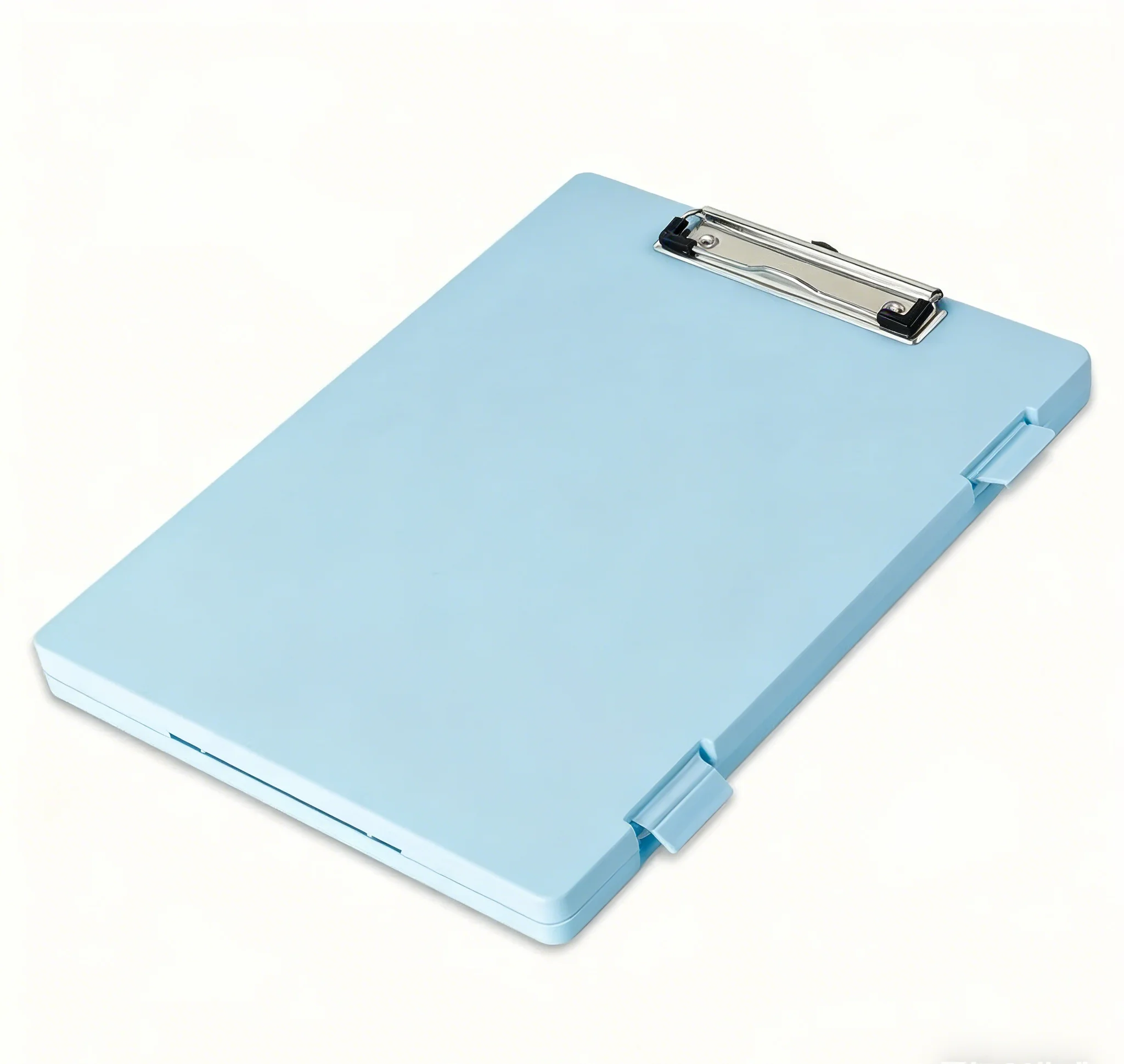 Blue Portable File Organizer: Extra Large Capacity Folder Box for Office, Study & Home