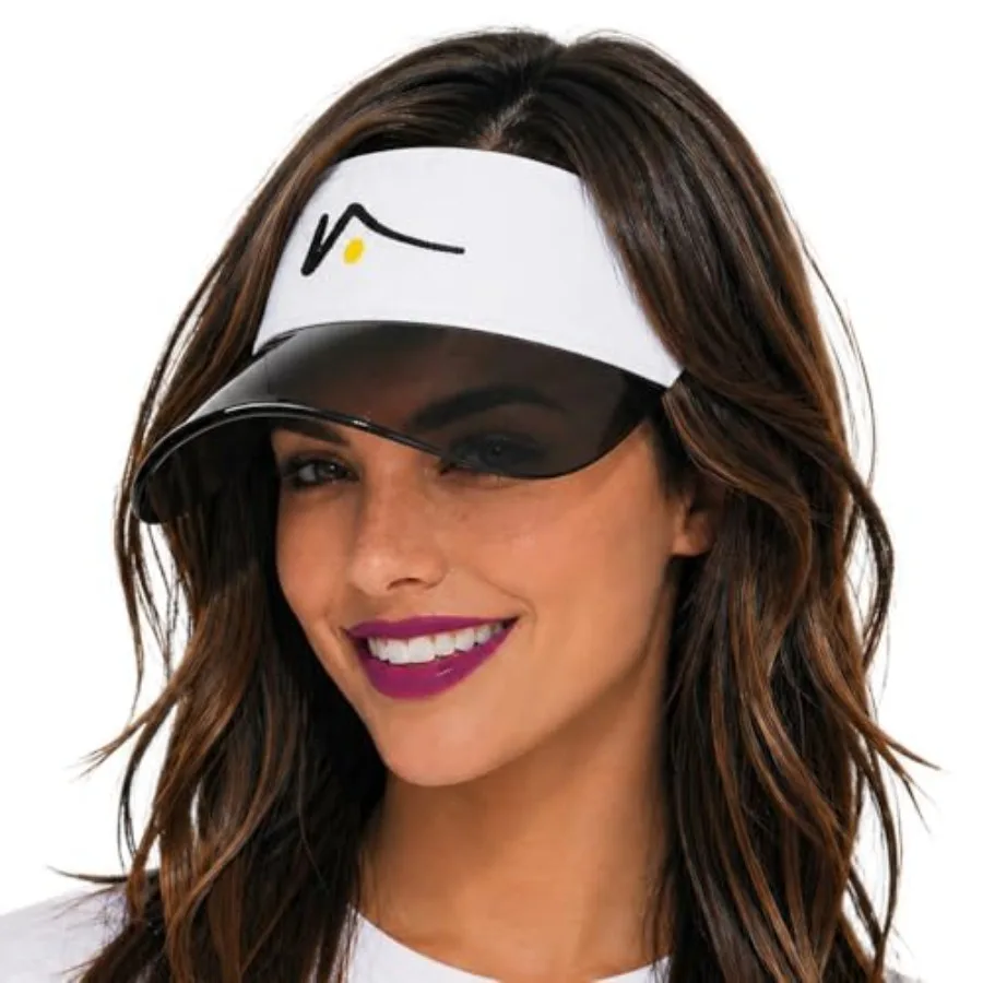 

VISTO Transparent Brim Visor Obstruction Free Visibility - UV Sun Protection Perfect for Golf, Pickleball, and Tennis