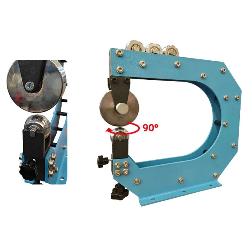Benchtop English Thickness Planer – Adjustable Throat Depth, Rotatable Upper Plate, Wheel-Adjusted Feed Port