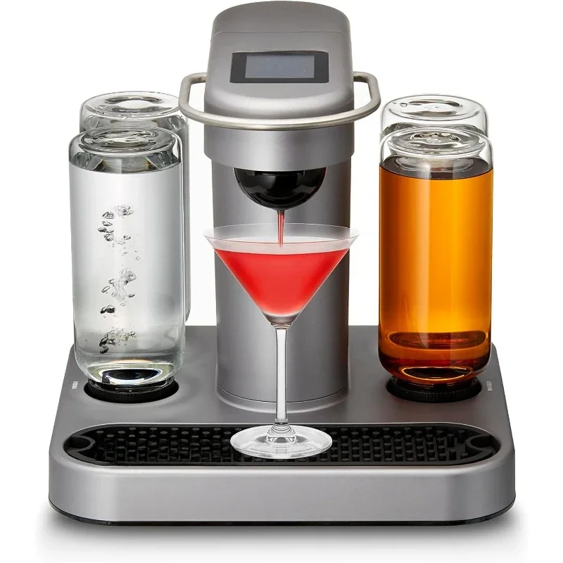 Cocktail Making Machine Automatic Mixology Home Bar Cocktails Mixing Maker Push Button Pre Mixed Drink Capsule Dispenser Shaker