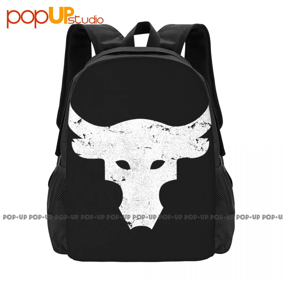 Dwayne Johnson Brahma Bull Tattoo Backpack Large Capacity Travel Portable 3d Printing School Sport Bag