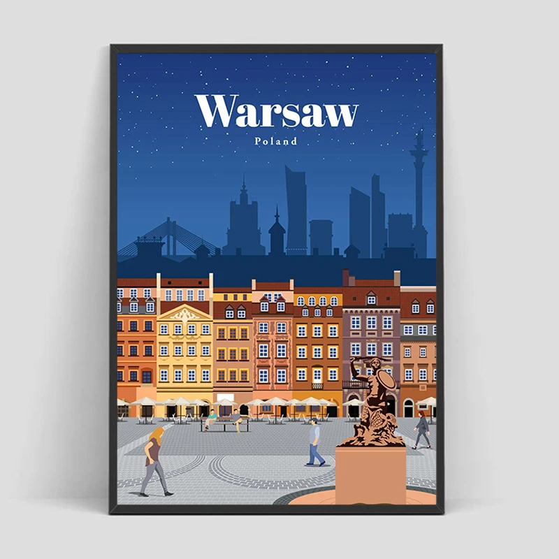 أمستردام طوكيو لندن أيسلندا بالي فانكوفر ملصقات السفر صور الجدار الديكور ملصق غرفة المعيشة الحديثة لوحات المنزل #2