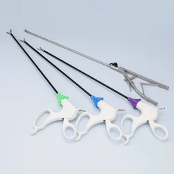 Laparoscopic Simulator Instruments Needle Holder Disposable Dissecting Forceps Scissors for Training