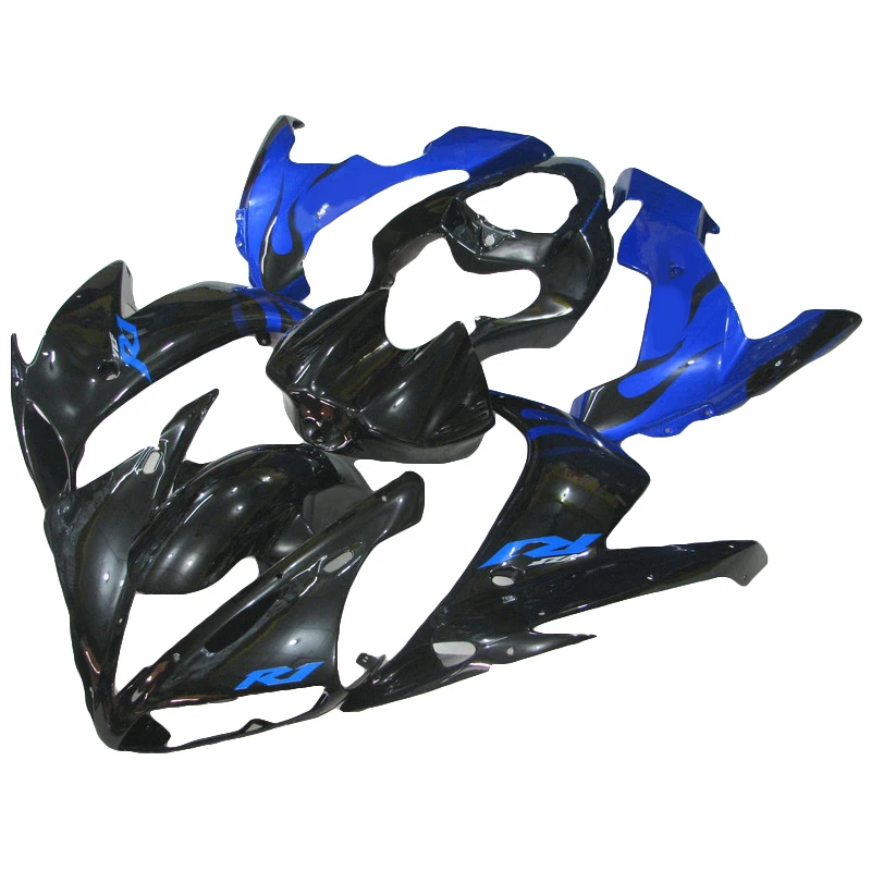 

100% Fit ABS fairing for 2004 2005 2006 black YAMAHA R1 YZF R1 fairings kit for 04 05 06 7 gifts HZ56
