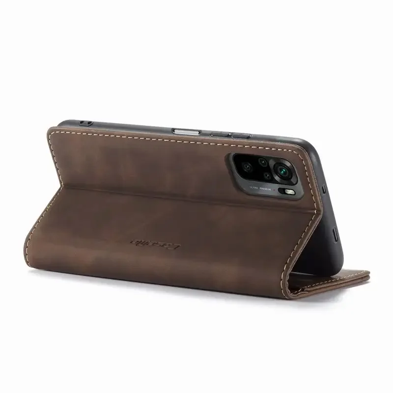 Custodia in pelle per Xiaomi Redmi Note 10 Pro Max Flip Wallet Magneitc custodia per telefono paraurti in Silicone su Xiomi Redmi Note 10S Pro Coque