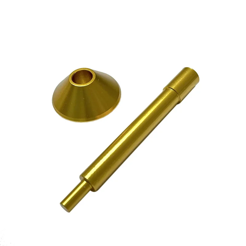 Router Subbase Centering Pin and Cone Gold High Precision Easy to Instal Accurate Alignment Woodworking Tool