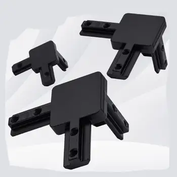 8 ks 1515 2020 3030 4040 stříbrná / černá 3cestná koncová rohová konzola pro hliníkový profil s T drážkou 10 nejlepší prodej 1515 extruze - №6