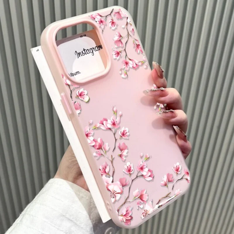 Case For Samsung Galaxy Edge S25 S24 S23 Ultra Plus A56 A06 A16 A17 A07 A36 M35 Soft Fresh Oil Painting Daisy Flowers Cover