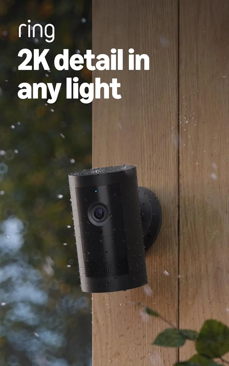 

Outdoor Security Camera Plus, Battery Powered, Wide-Angle 2K Video, Full-Color Night Vision, Versatile Mounting Options