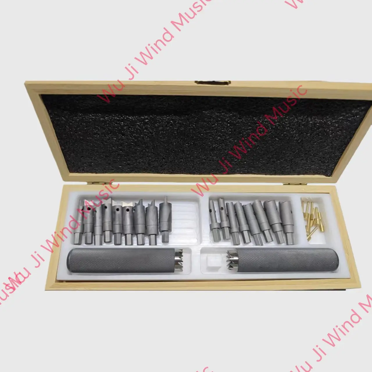 

Instrument repair tool, clarinet and oboe sound hole milling cutter set