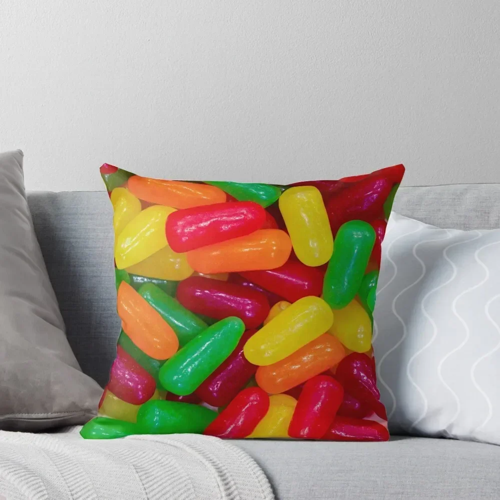 

Mike and Ikes Throw Pillow Pillow Case Christmas Sofa Decorative Covers Marble Cushion Cover New year pillow