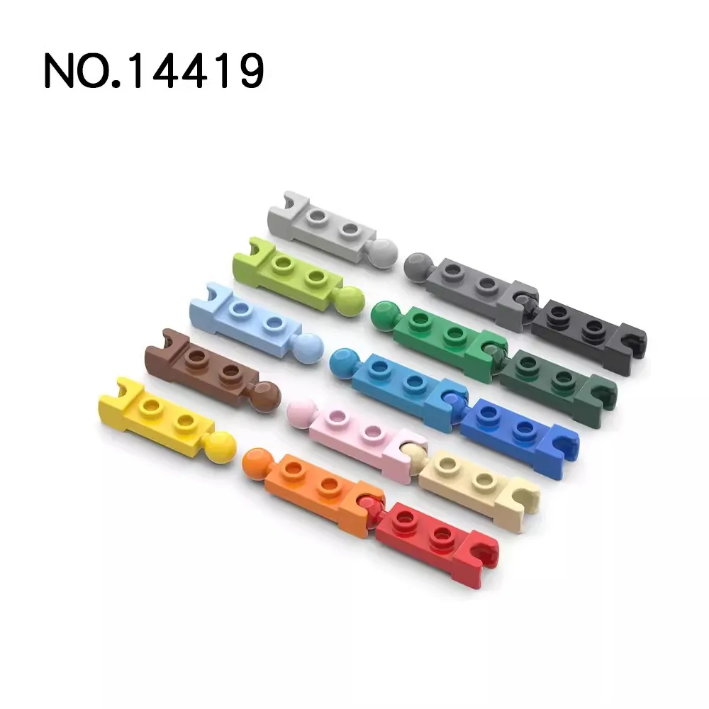 20pcs MOC Parts 14419 Plate Special 1 x 2 with End Cup and Towball Compatible Bricks DIY Assmble Building Block Particle Kid Toy