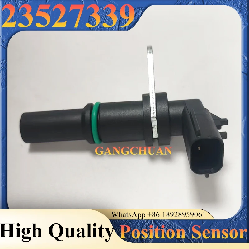 Piezas de excavadora Sensor de sincronización de posición del cigüeñal 23527339 Sensor de posición del cigüeñal para diésel Serie 60