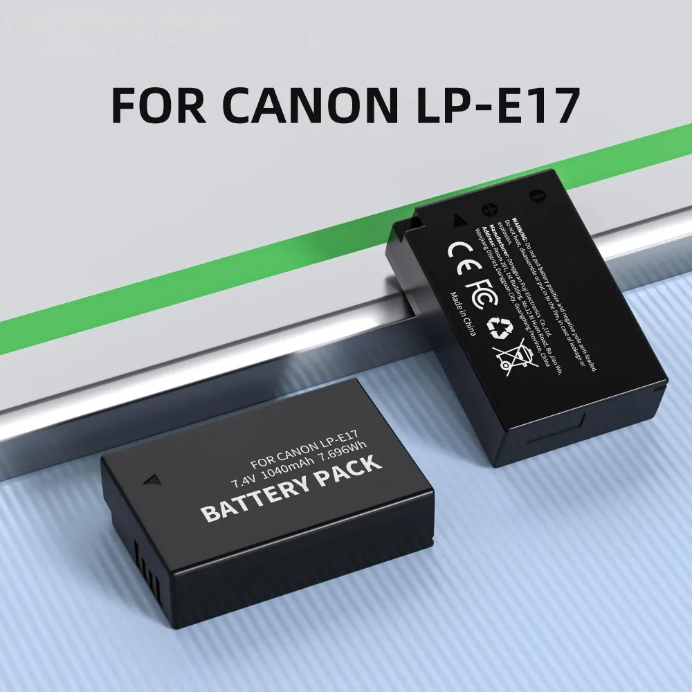 

KOSHARE 1040mAh Camera Battery For LP-E17 LPE17 LP E17 For Canon EOS R8 RP R50 200D 250D M3 M5 M6 750D 760D T6s 800D 8000D 77D