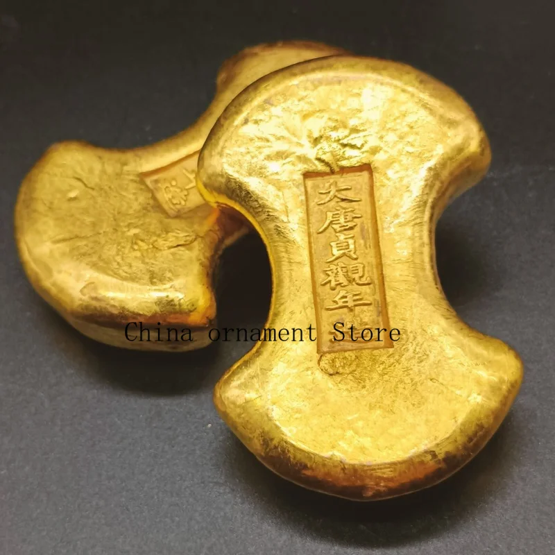 Tang Dynasty Zhen Guan period gold ingots and gold cakes, special price for antique-style replicas