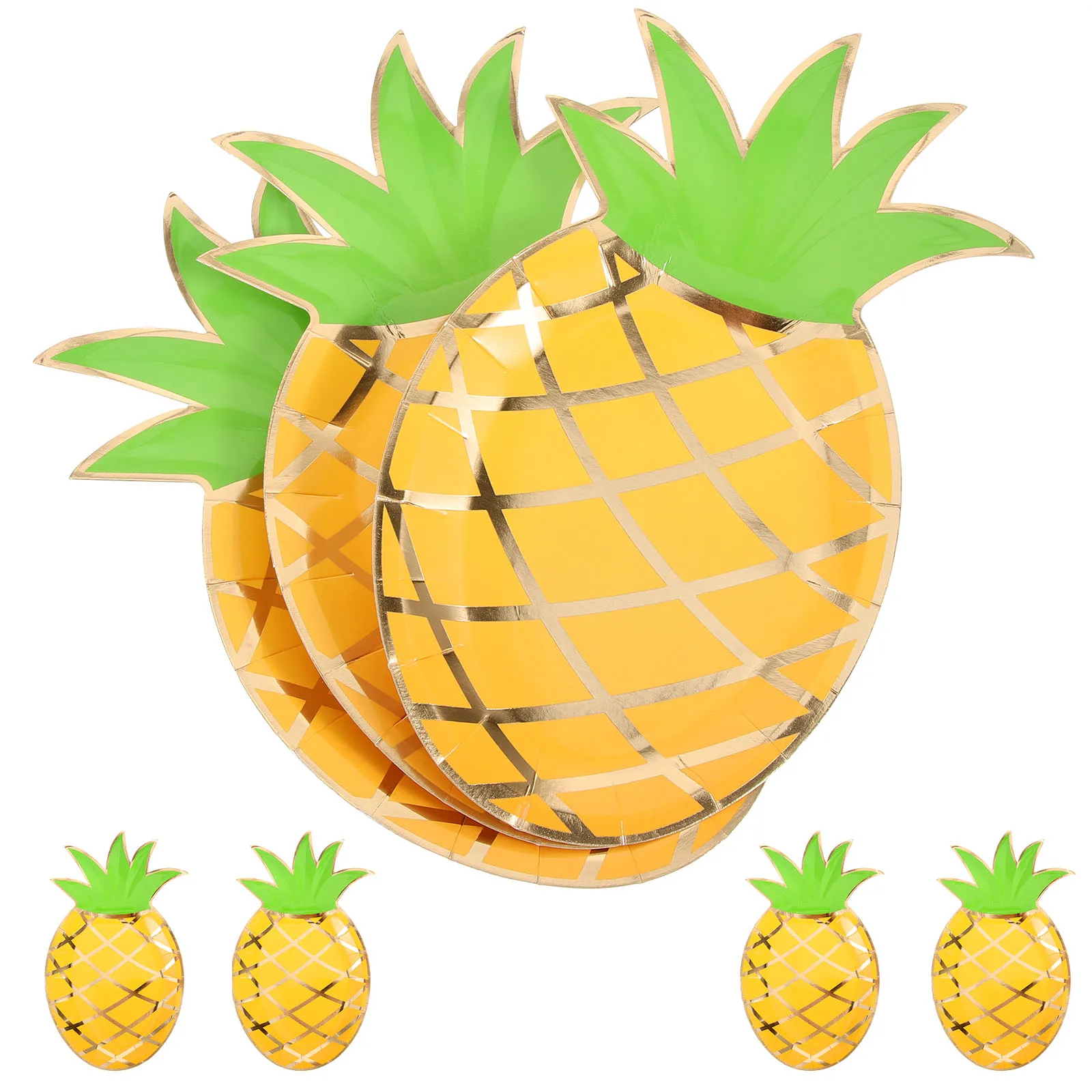 

Party Plates Pineapple Decorations Birthday Dessert The Dish Paper Tropical Banquet