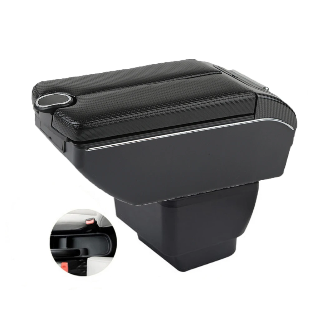 For MAZDA 2 Armrest Box MAZDA 2 Demio Storage Box Arm Bracing central control panel elbow support for drivers