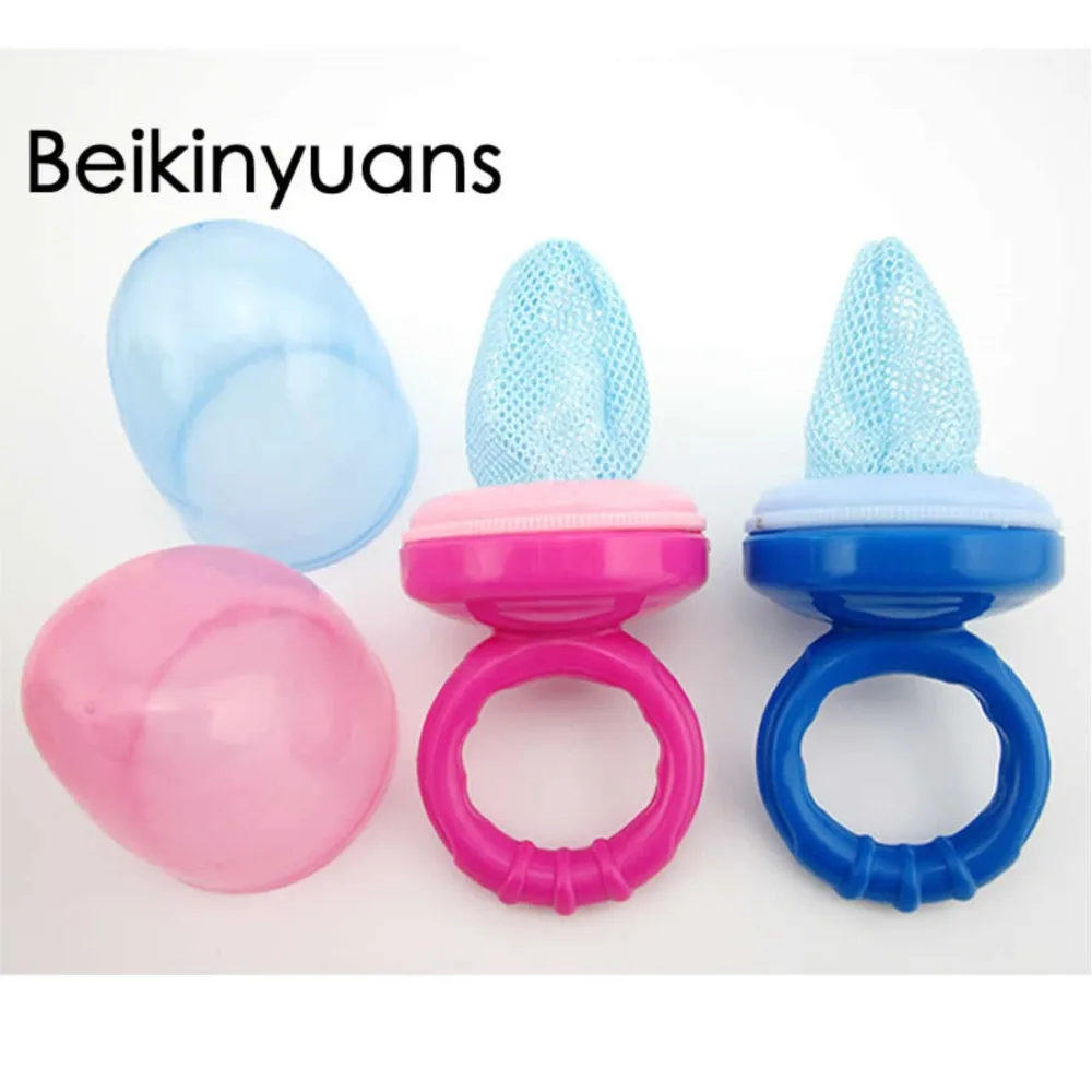 Baby Feeding Bite Cup Environmental Protection Net Pocket Safety Baby Supplement Chewing Chupeta feeding cup Alimentadora