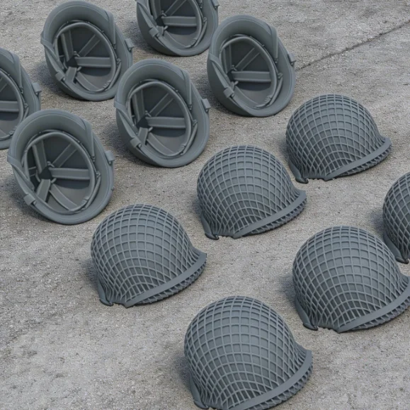 1/35 Helmet accessories resin model white mold NF35004