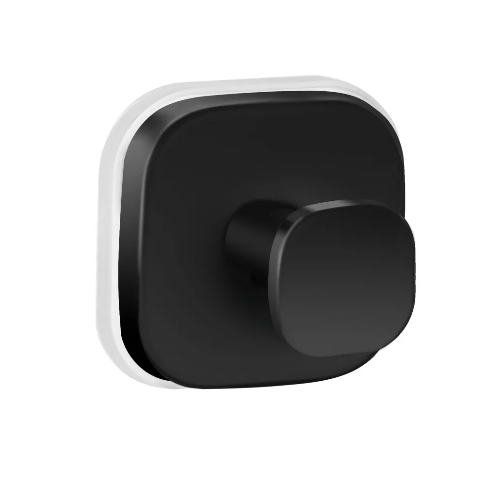 

Stainless Steel Suction Cup Hooks Wall Mount Waterproof Strong Suction Cup Holder Easy Installation Square Hanging Towel Rack