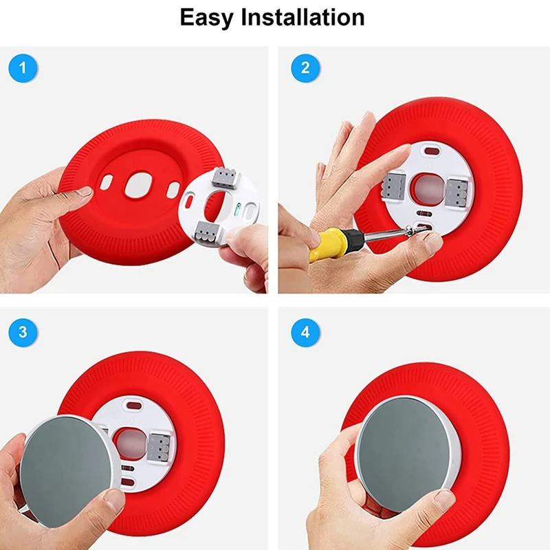 Per il 2020 Nest Termostato Nest Staffa termostato Copertura di rivestimento Copertura di rivestimento in silicone Piastra posteriore del termostato