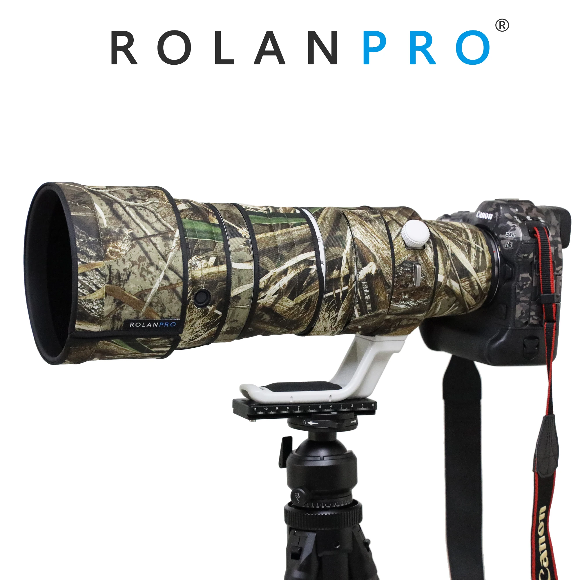 

ROLANPRO Waterproof Lens Coat for Canon RF 100-300mm F/2.8 L IS USM Rain Cover Guns Protection Case for CANON RF 100 300mm Cover