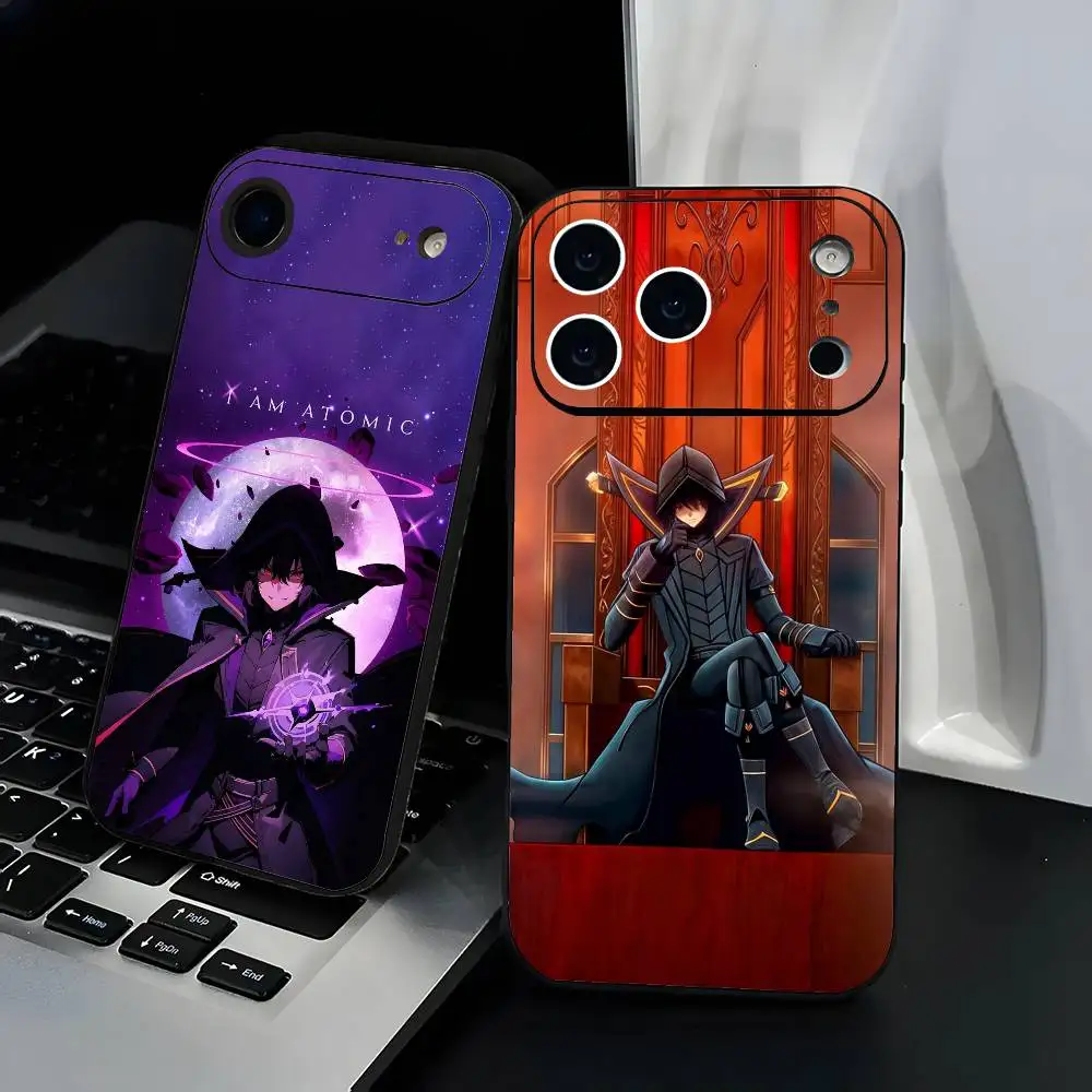 

The E-Eminence In Shadow Phone Case Fashion Black Frosted TPU Phone Case for iPhone 12-17. UV Spray Painted Design, Anti-fall Da