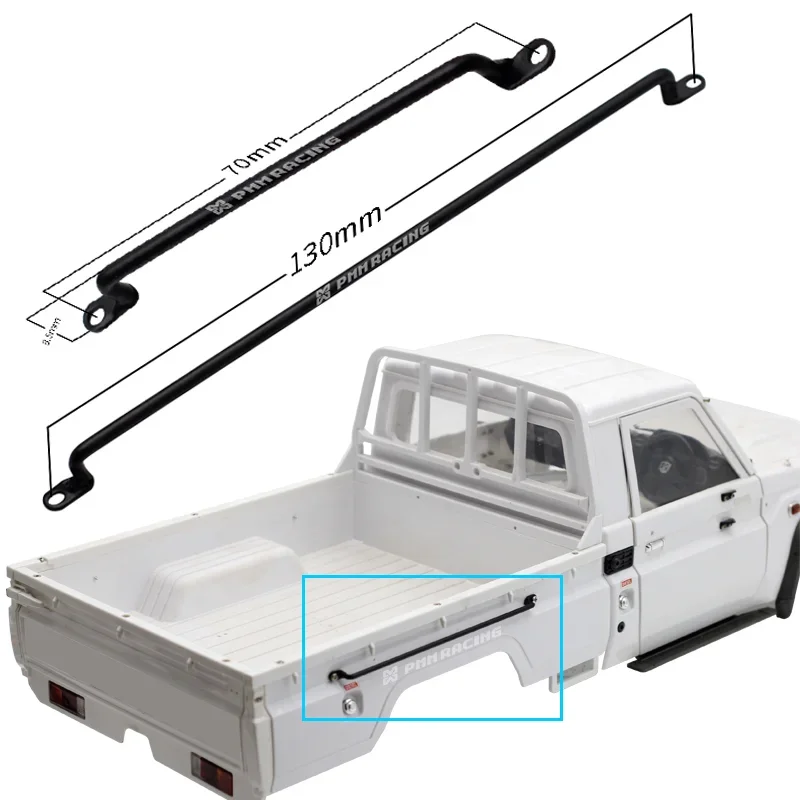 1 шт. 70 мм/130 мм металлический подлокотник, перила, дверная ручка для 1/10 радиоуправляемого грузовика Tamiya TOYOTA HILUX BRUISER RC4WD TF2,