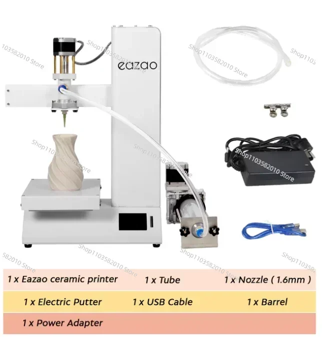 Portable desktop 3d printer DIY 3D printer Powerful Easy to Use and Affordable Cerambot Touch Screen Eazao ceramic printer