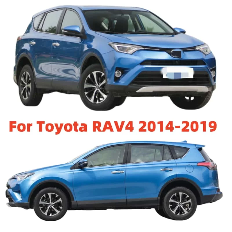 For Toyota RAV4 2014 2015 2016 2017 2018 2019 Window Visor Rain Guard Side Vent Deflector Weathershield Moulding Car Accessories