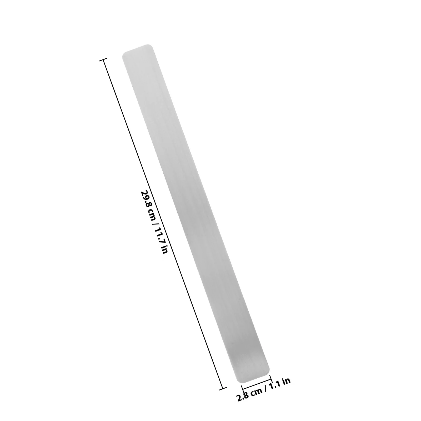 2pcs Iron Strips for Wall with Adhesive Backing Magnetic Bulletin Board Strip for Home Office Organization Rust Proof Surface