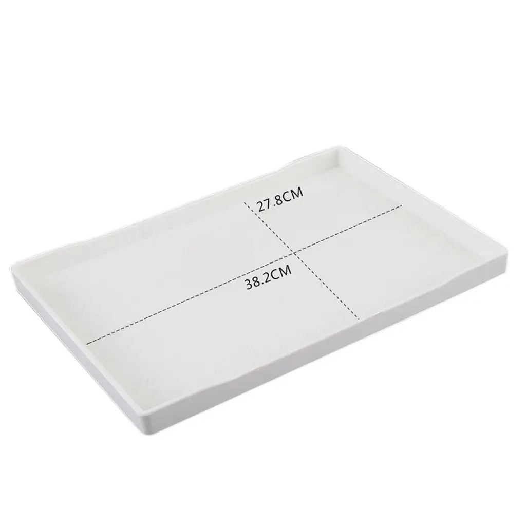 Modern Melamine Tray Set Hotel Serving Dish Rectangular Tableware Decorative Tray for Coffee Table Home Kitchen Café