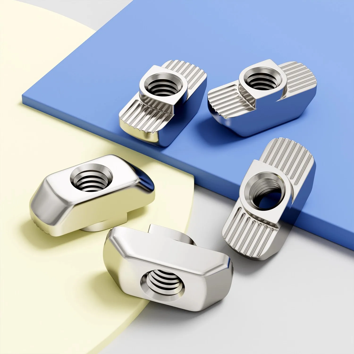 T-Nut for Aluminum Extrusion M3 M4 M5 M6 M8 Drop-in T-NutsFast Connector for 20 30 40 Series Slots 3D Printer CNC Machine DIY