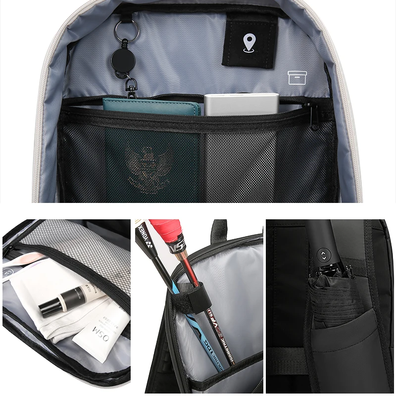 TANGCOOL Waterproof Travel Laptop Backpack Dry Wet Separation Anti-Shock Computer Rucksack For Men Women Daily Use
