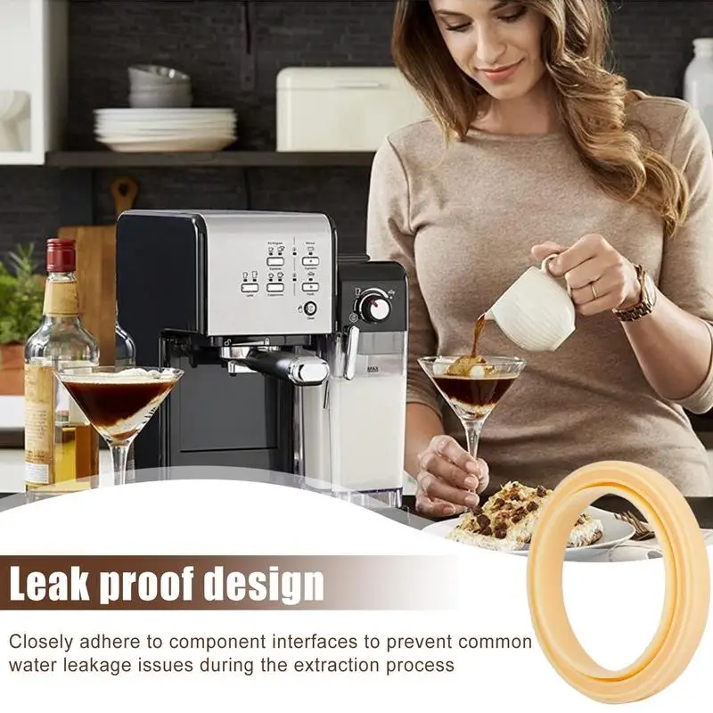 

Coffee Machine Replacement Parts Sealing 2 Pieces Seal Gasket Home & Garden Accessories for Friends Offices Kitchen Home Family