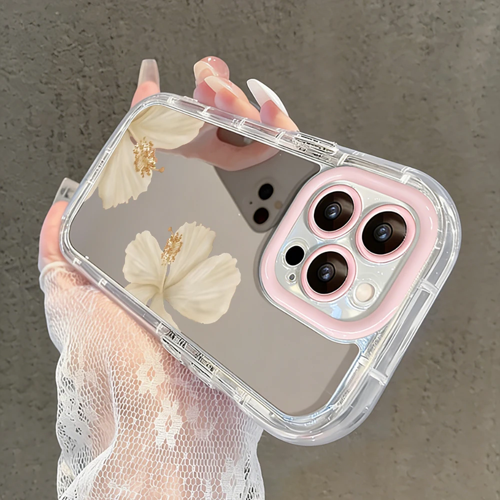 Kristall-Apfelmuster Air Cushion Spiegel-Handyhülle für iPhone 17 15 14 16 Pro Max 13 12 11 Pro X XR XS MAX 7 8 Plus 17Air Cover – Detail 15