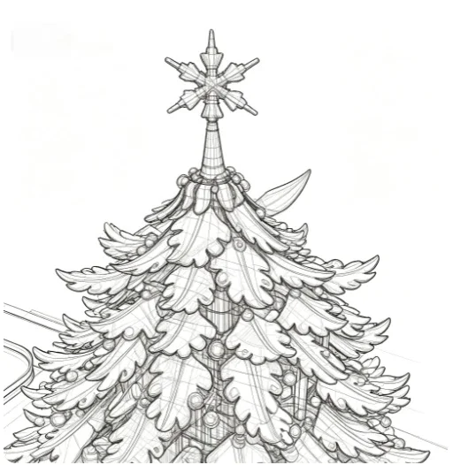 2026 3171 Festive Tree and Festive Character Toy Models, Adult Holiday Gift Toy Decorations