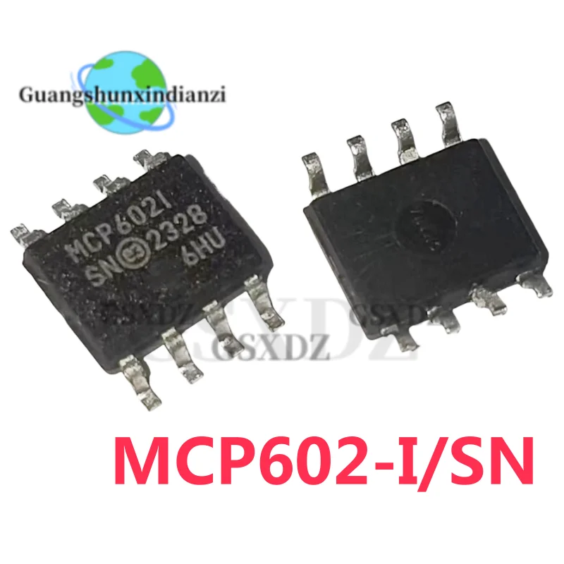 10/PCS New  MCP601-I/SN MCP601I MCP602-I/SN MCP602I MCP6022-I/SN MCP6022I MCP6002-I/SN MCP6002I SOP8 In Stock