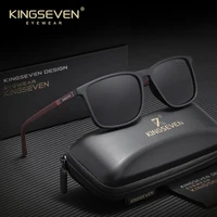 Gafas de sol rectangulares de marca KINGSEVEN para hombres y mujeres, gafas polarizadas Anti-UV400, gafas deportivas para viajes al aire libre