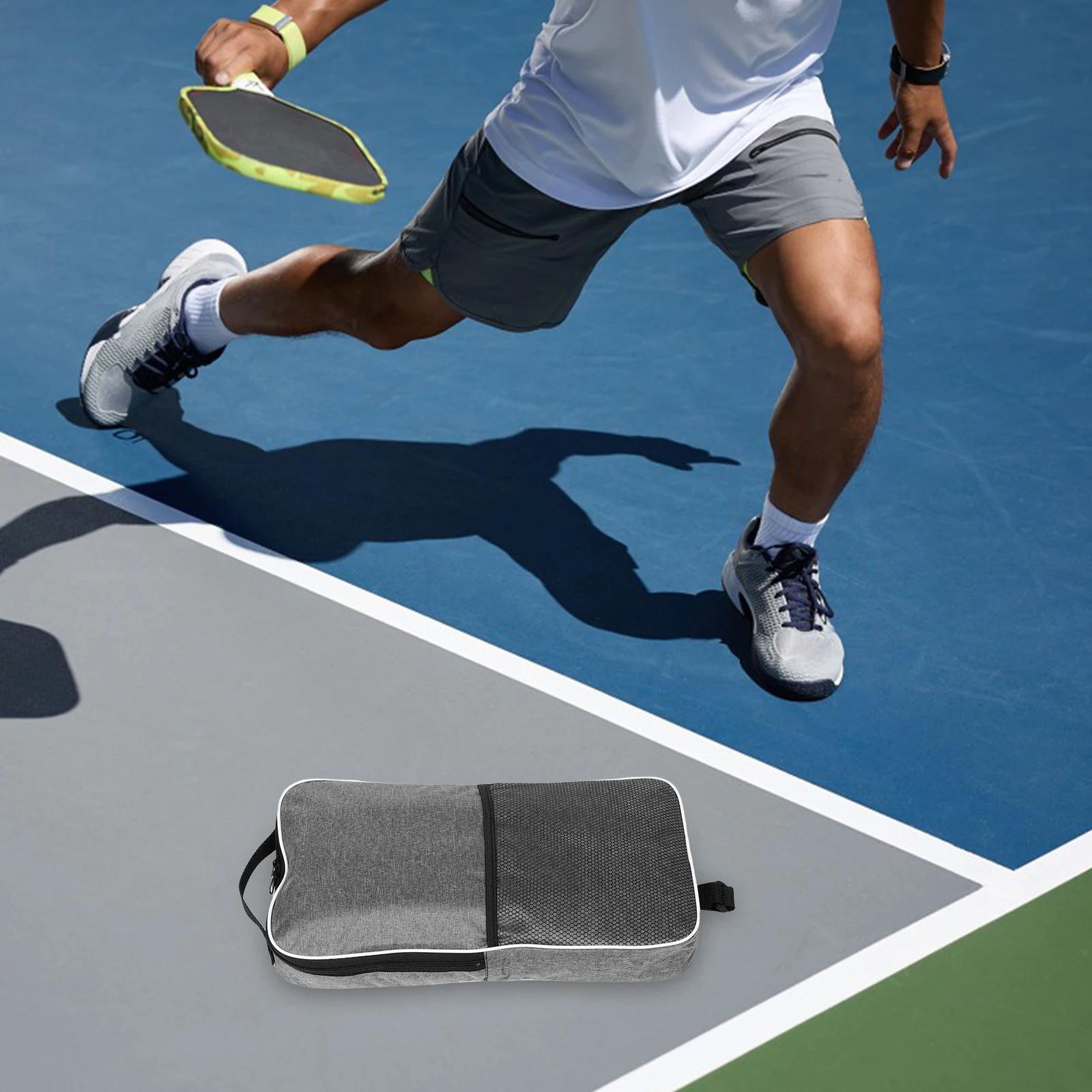 

Pickleball Racket Bag Protective Case Sports Gifts for Men Cover Practice Outdoor Durable Carrying Women Oxford Cloth Portable